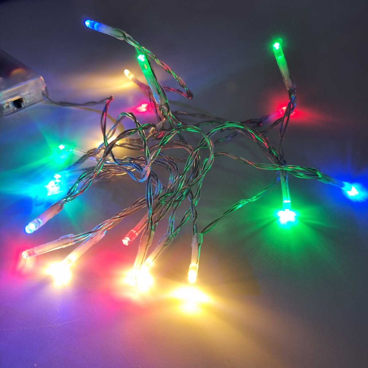 Kerstboom Lampjes | KERST63 | Ophangen | Kerstversiering | Versieren | Multicolor Led Licht | 1M